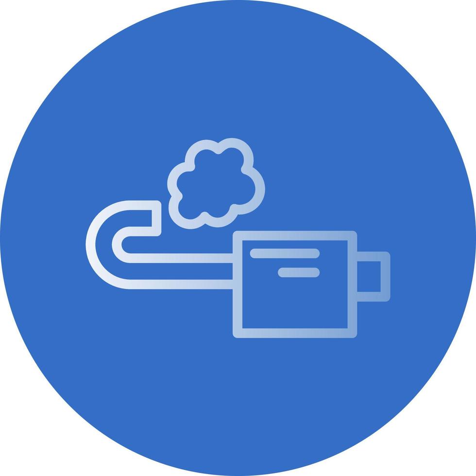 conception d'icône de vecteur d'échappement