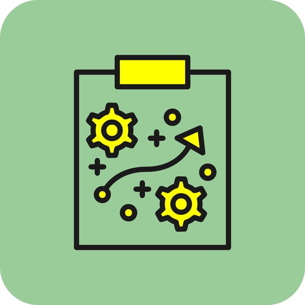 conception d'icône de vecteur de stratégie