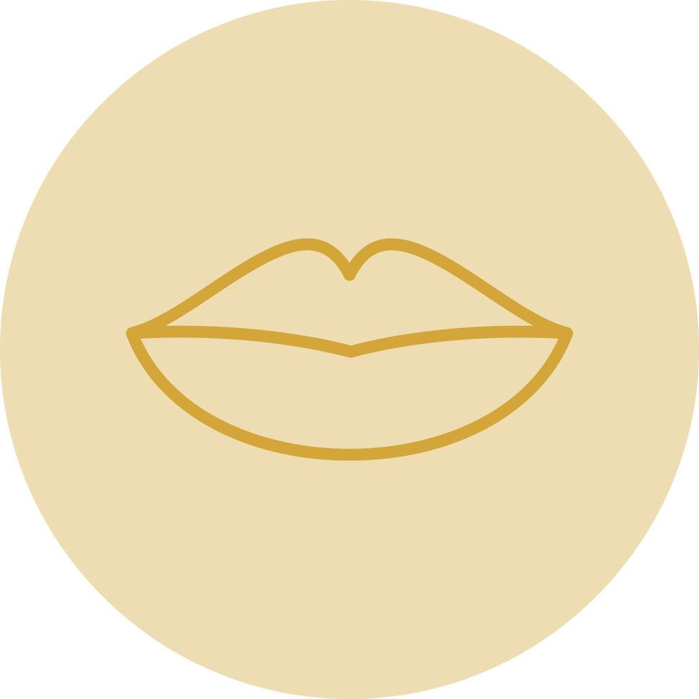conception d'icône de vecteur de lèvre