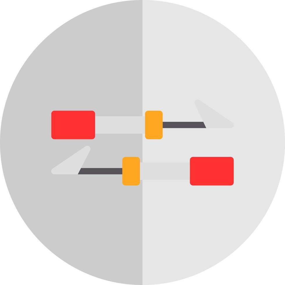 conception d'icône de vecteur de harpon