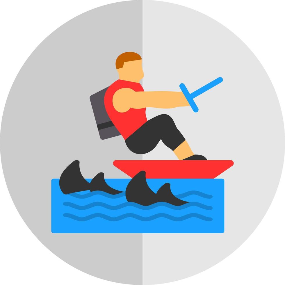 conception d'icône de vecteur de surf