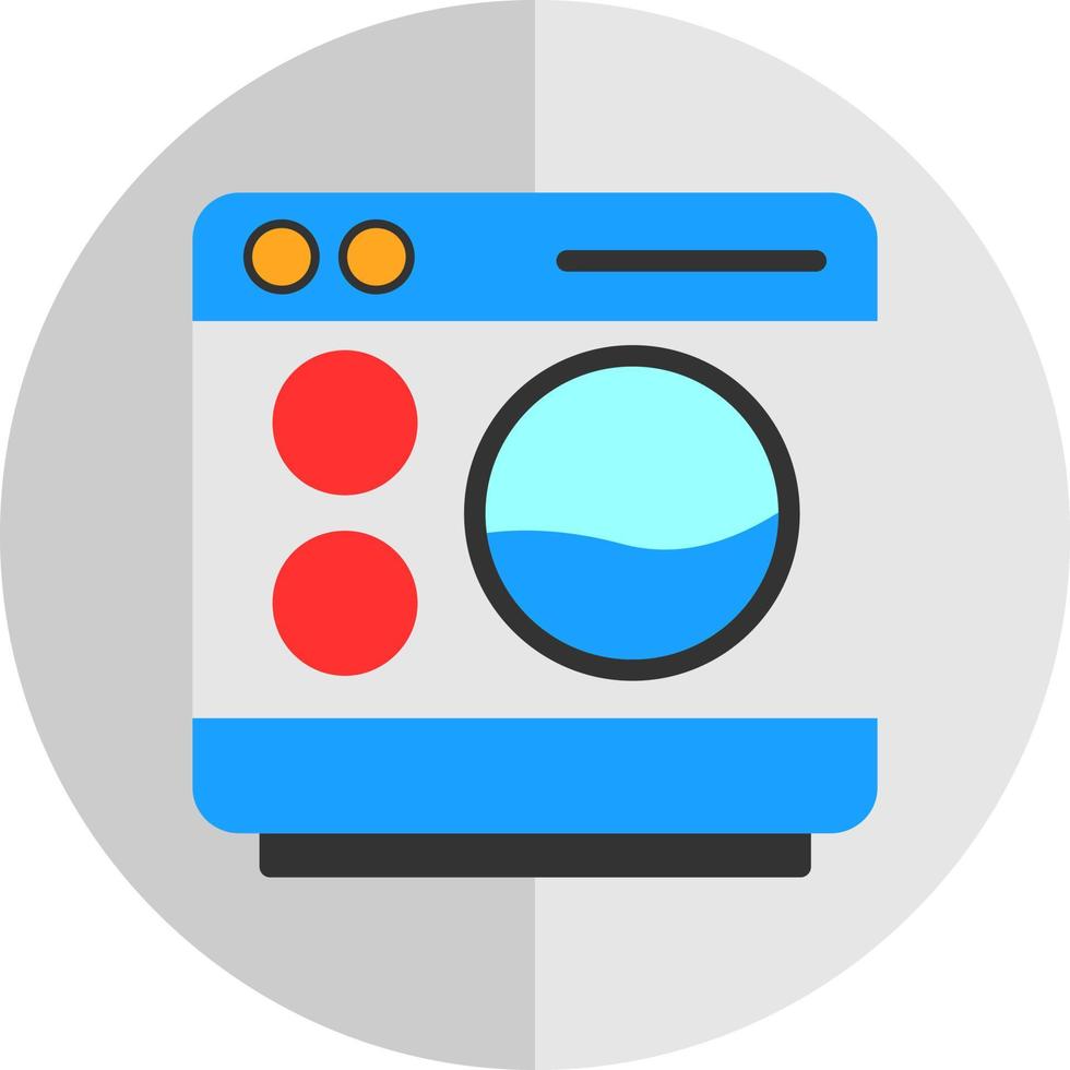 conception d'icône de vecteur de lave-vaisselle