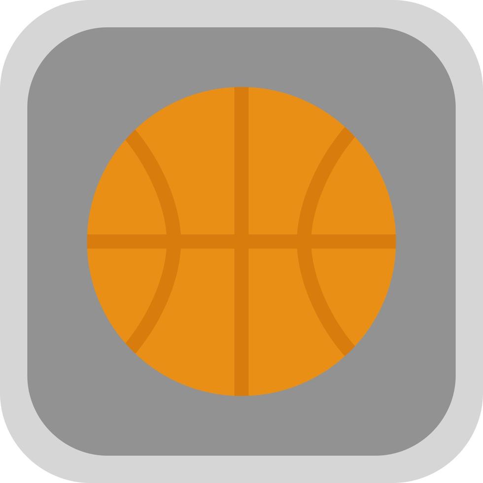 conception d'icône de vecteur de basket-ball