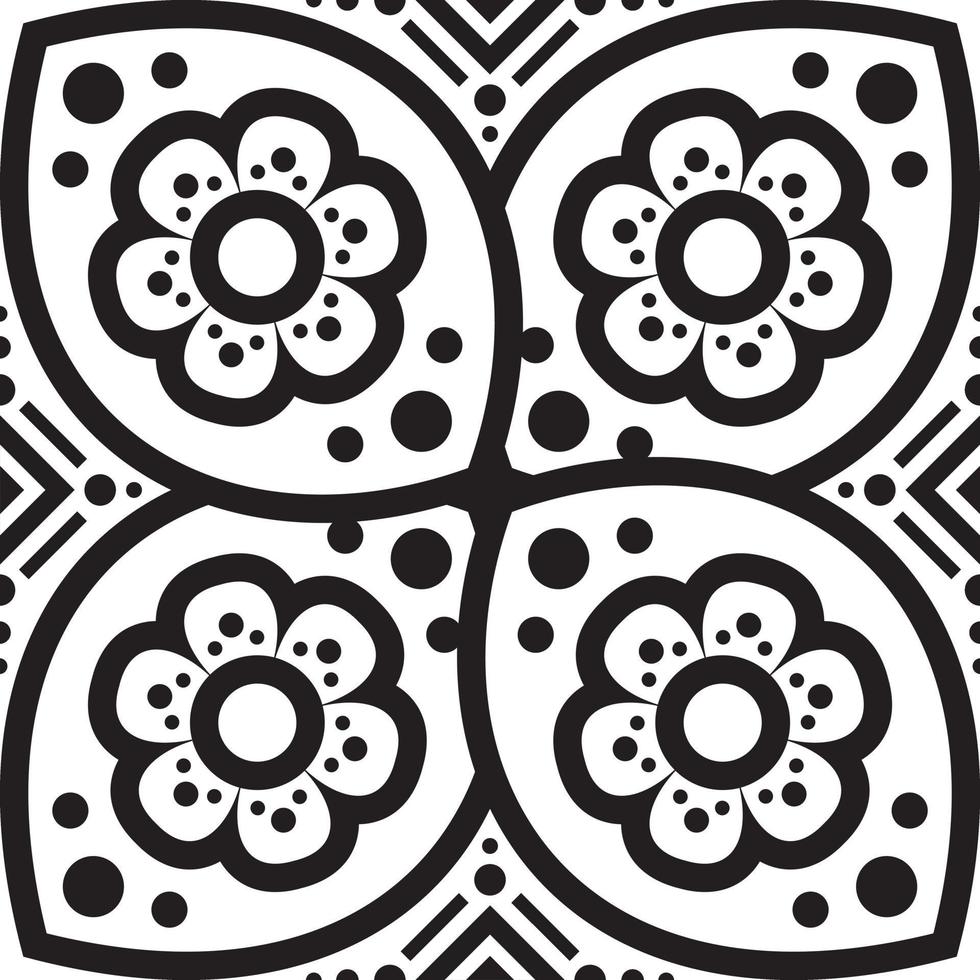 mandala de fleurs. éléments décoratifs vintage. motif oriental, illustration vectorielle. vecteur