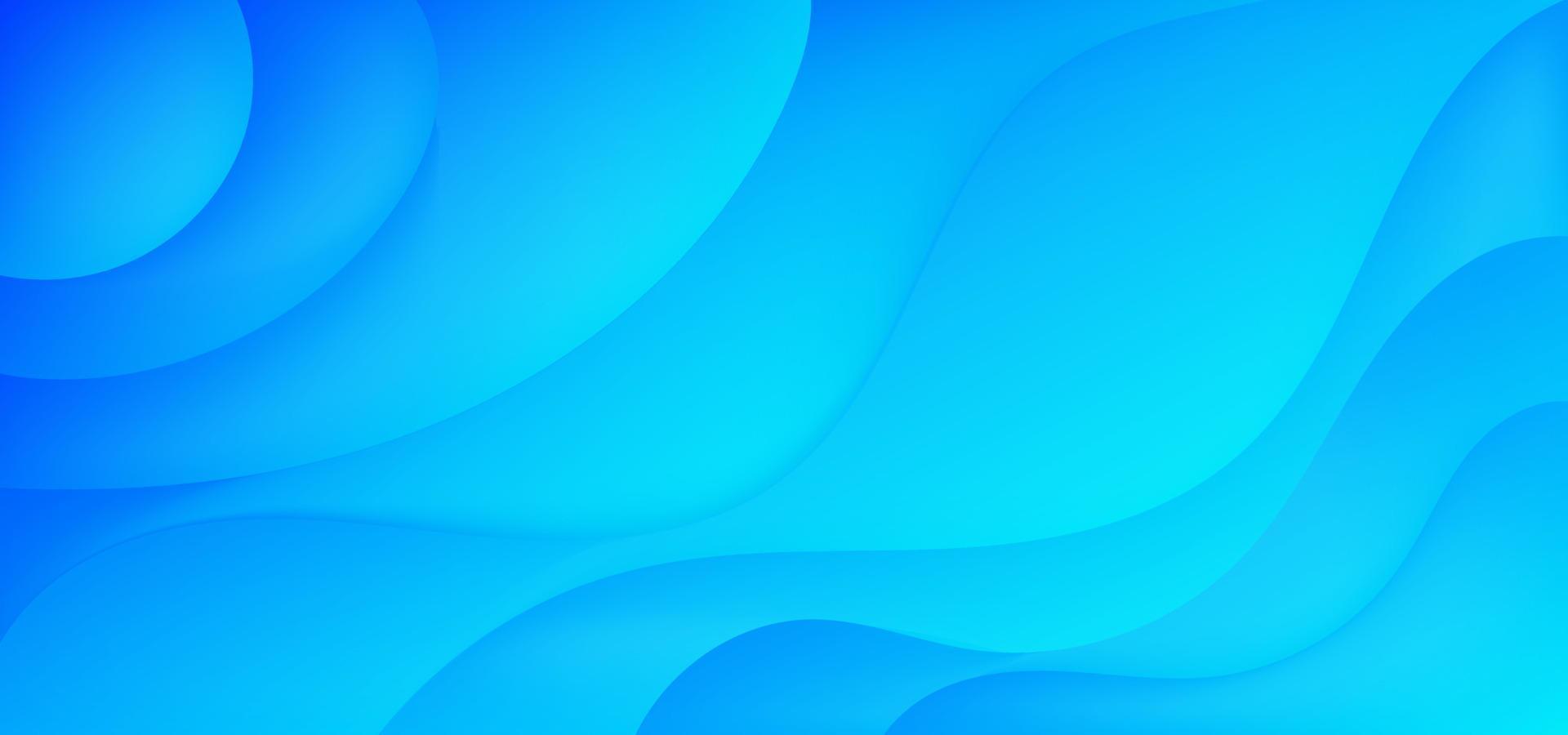 abstrait pente bleu liquide vague Contexte vecteur