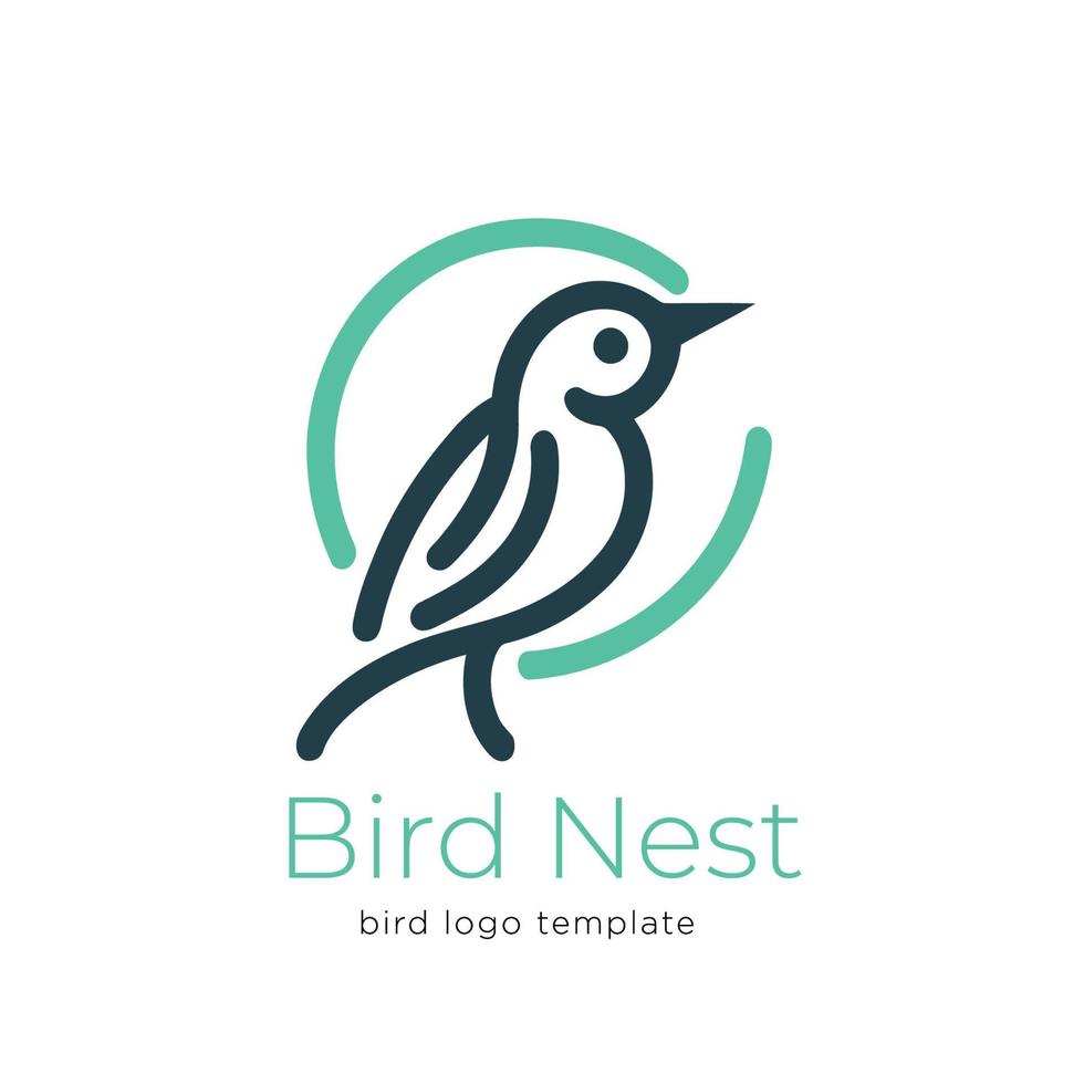 oiseau entreprise logo conception modèle. oiseau logo icône. oiseau vecteur icône.