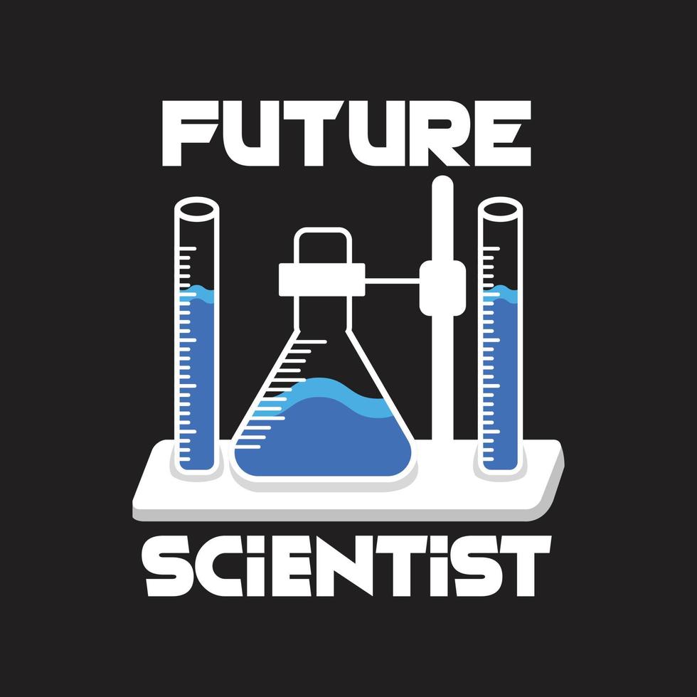 conception de t-shirt scientifique vecteur