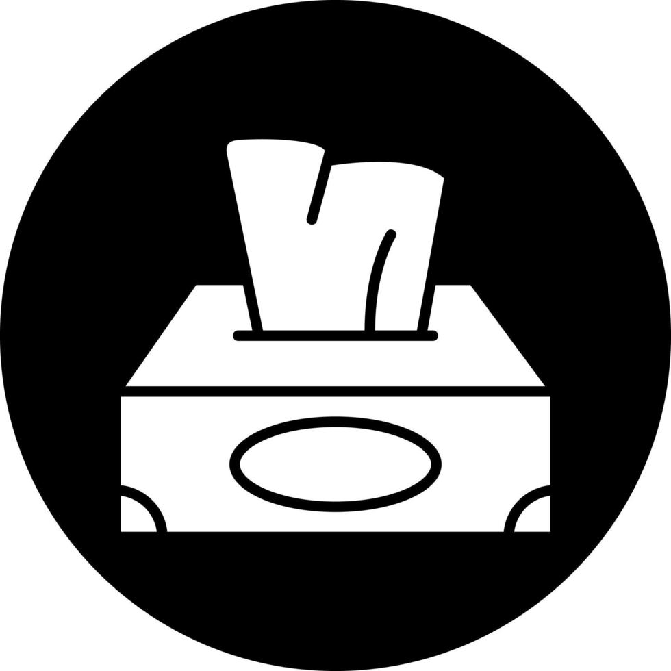 icône de vecteur de boîte à mouchoirs