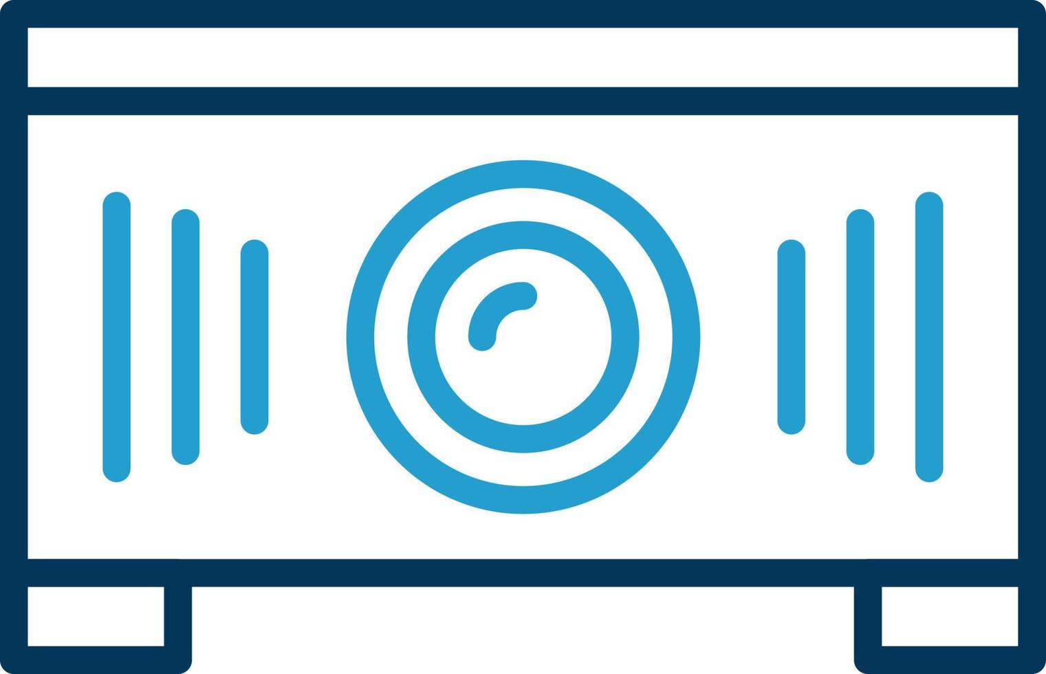 conception d'icône de vecteur de projecteur