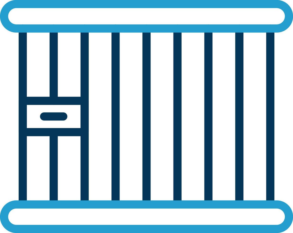 conception d'icône de vecteur de prison