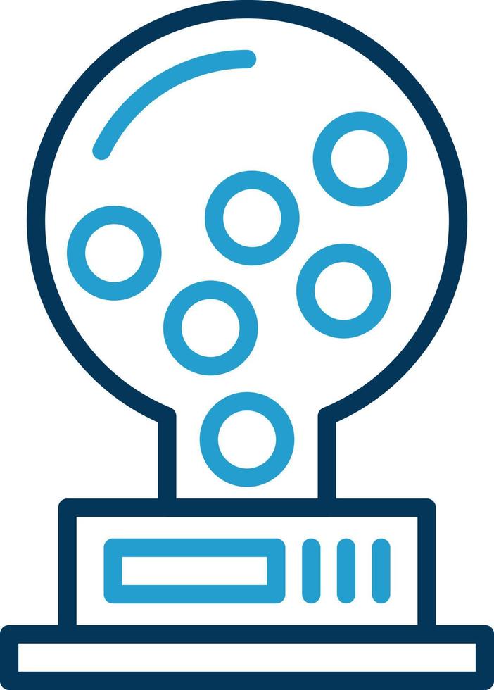 conception d'icônes vectorielles de machine à chewing-gum vecteur