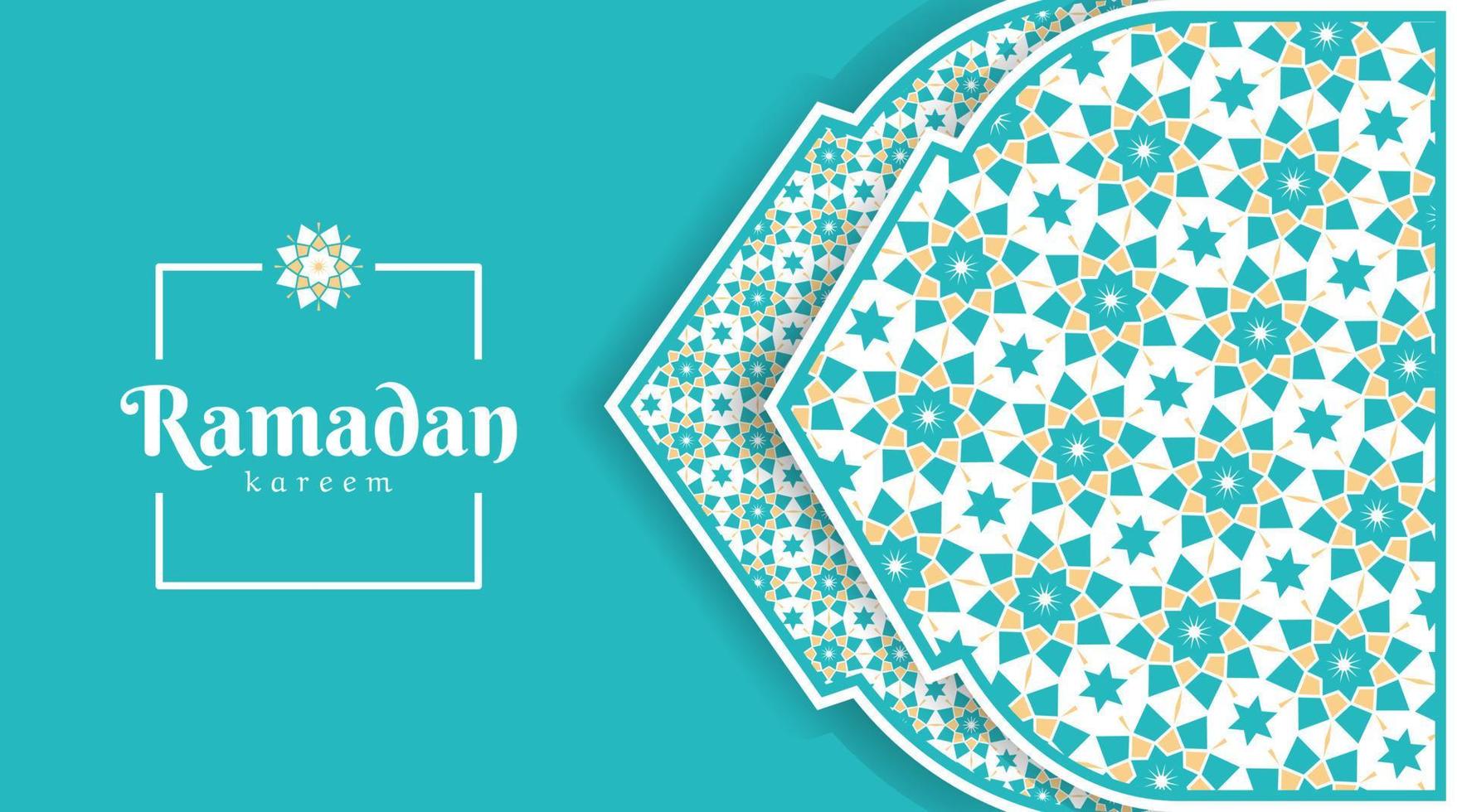 Ramadan bannière modèle Contexte conception vecteur