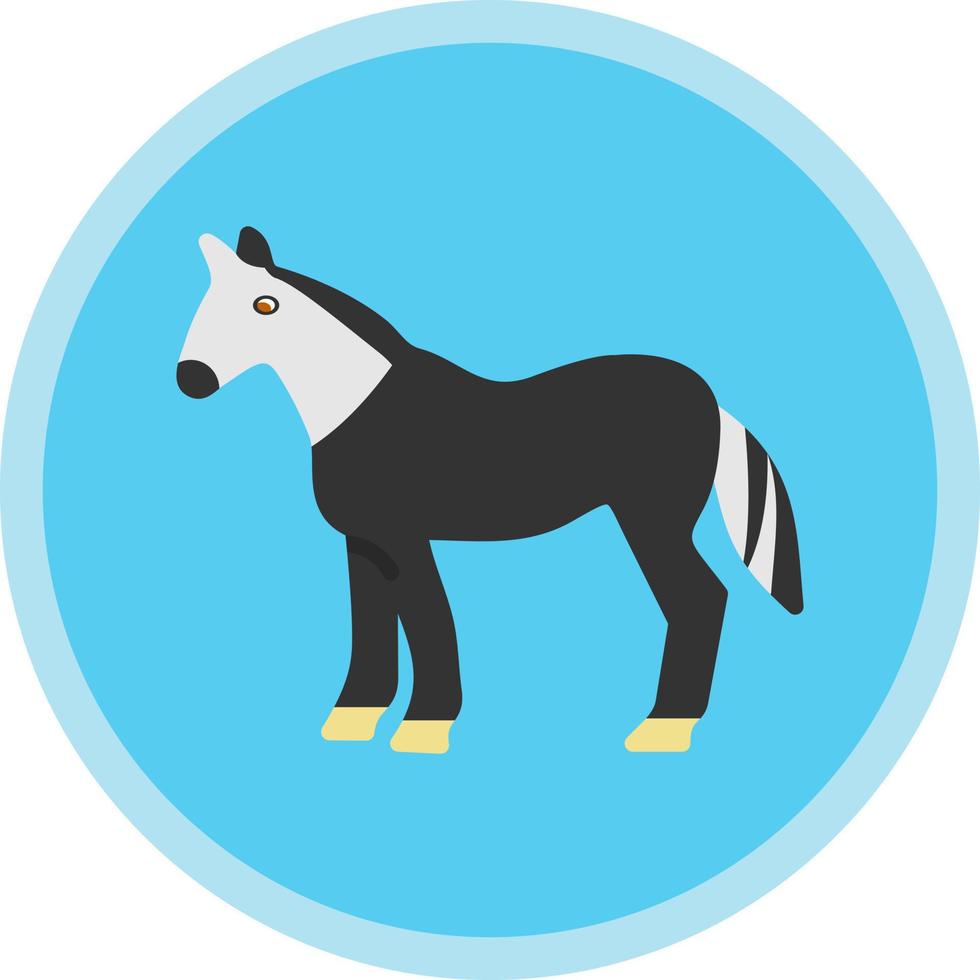 conception d'icône vecteur cheval