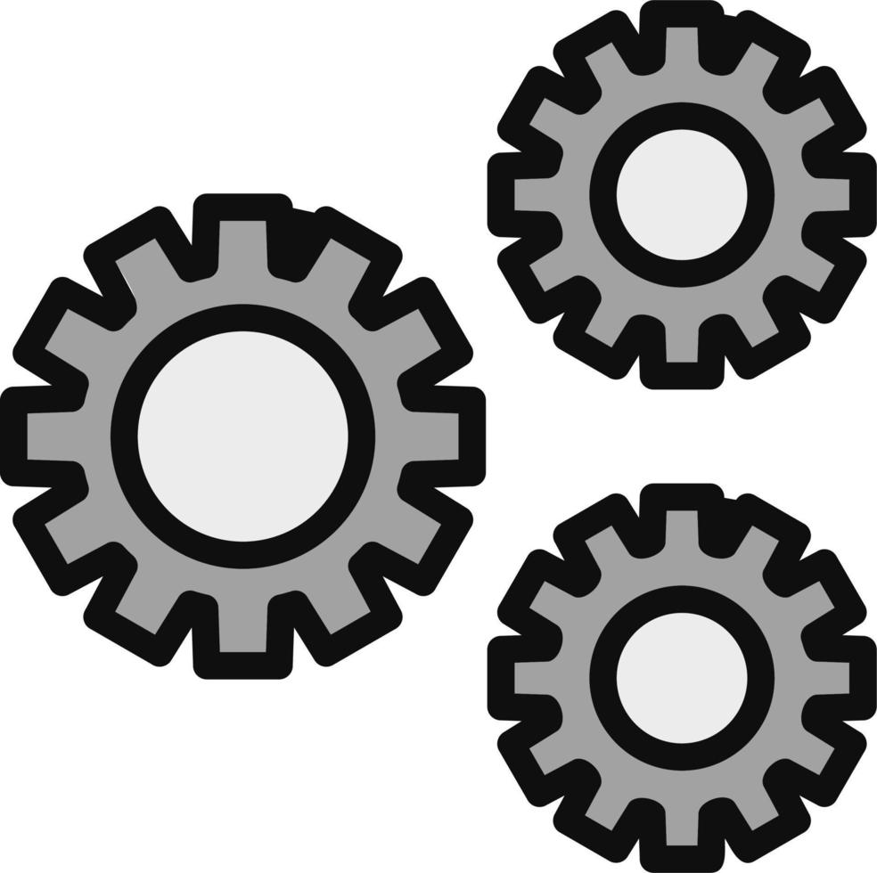 icône de vecteur de configuration