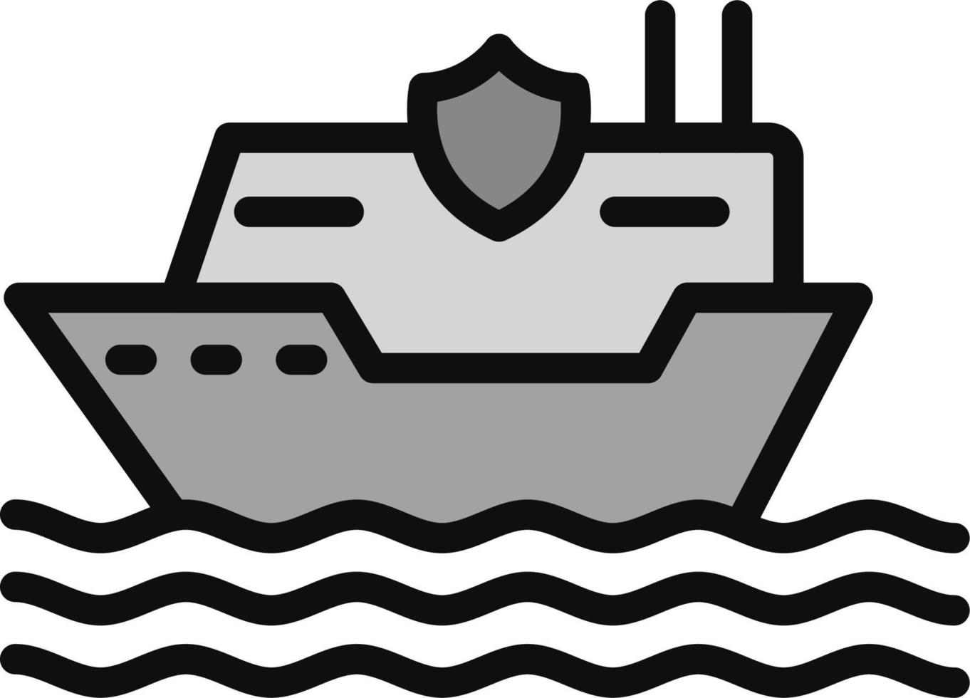 icône de vecteur de bateau de croisière