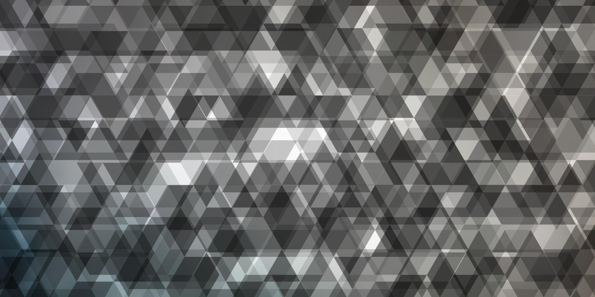 disposition de vecteur gris clair avec des lignes, des triangles.
