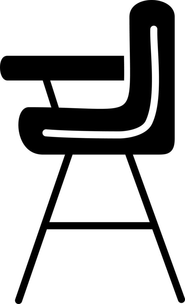 icône de vecteur de chaise bébé