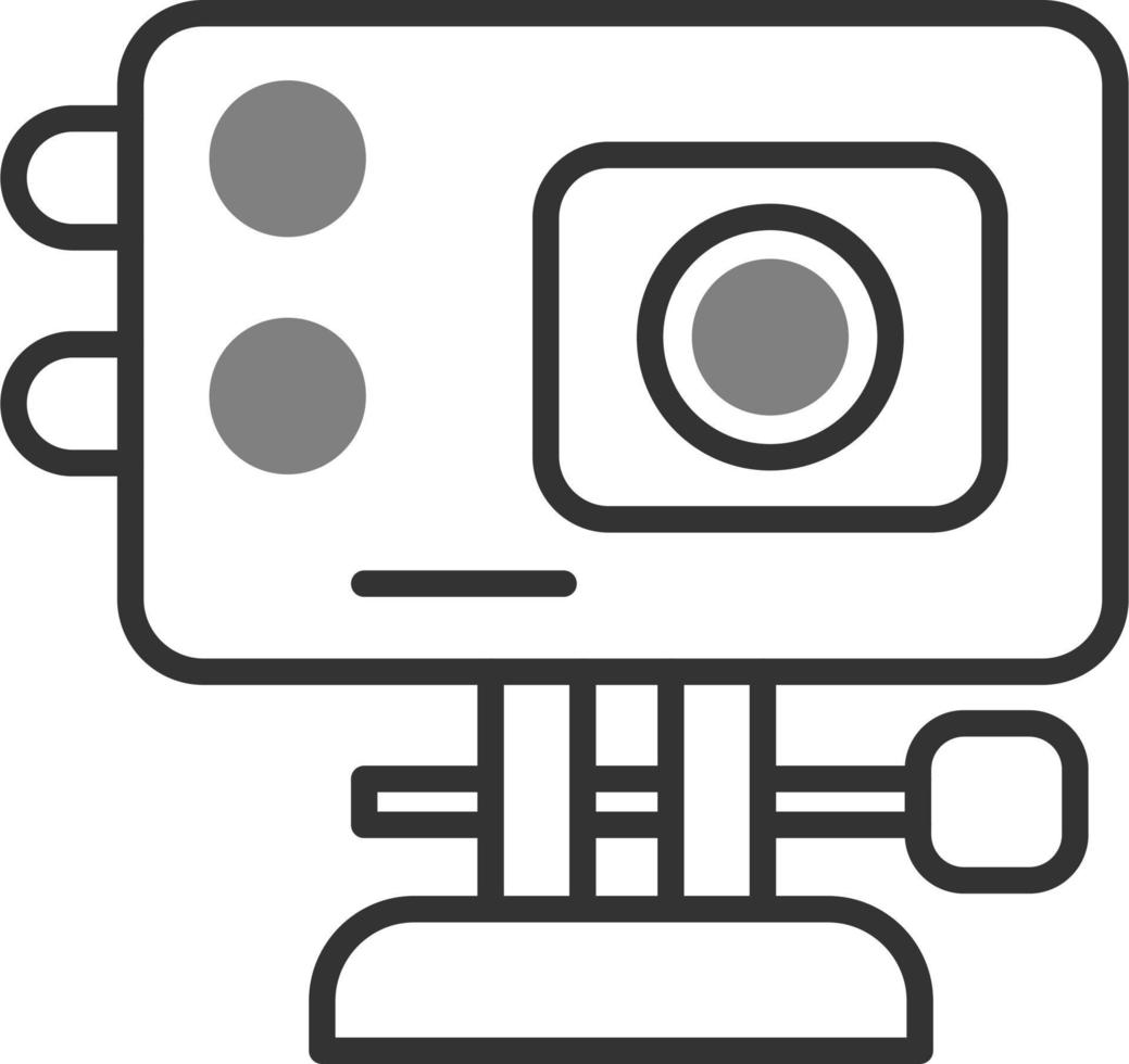 icône de vecteur de caméra d'action