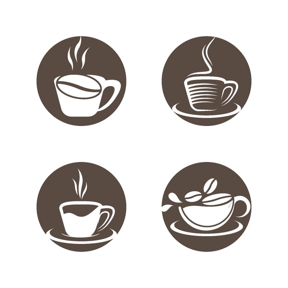 images de logo de tasse de café vecteur