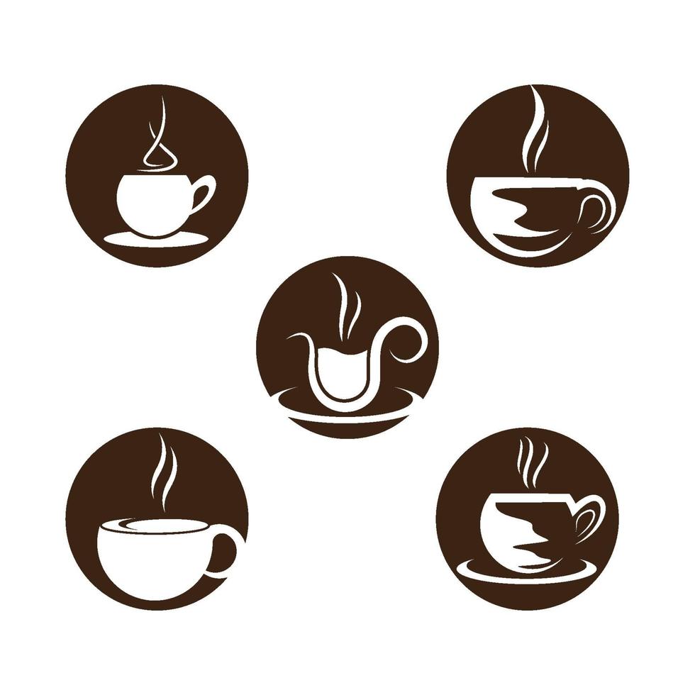 images de logo de tasse de café vecteur