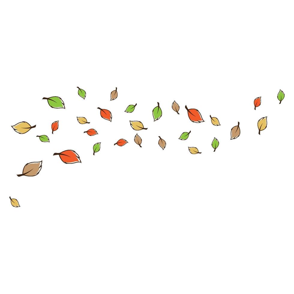 illustration d'images d'automne vecteur