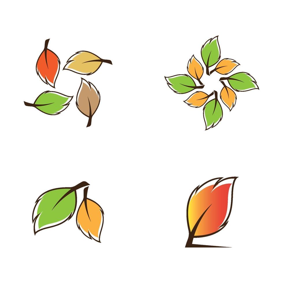 illustration d'images d'automne vecteur