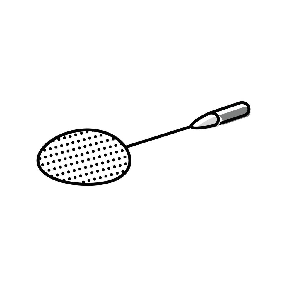 raquette Jeu badminton Couleur icône vecteur illustration