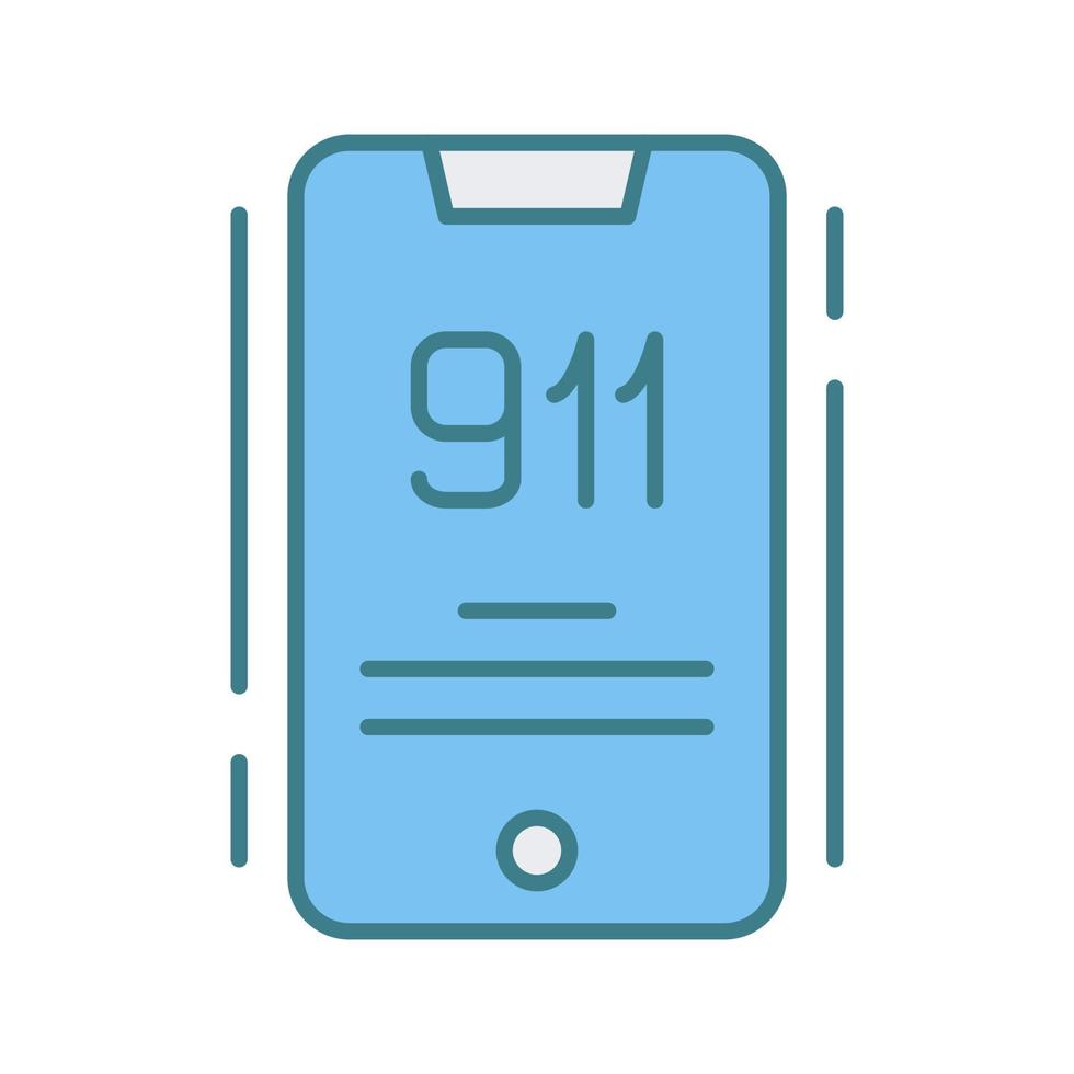 icône de vecteur 911