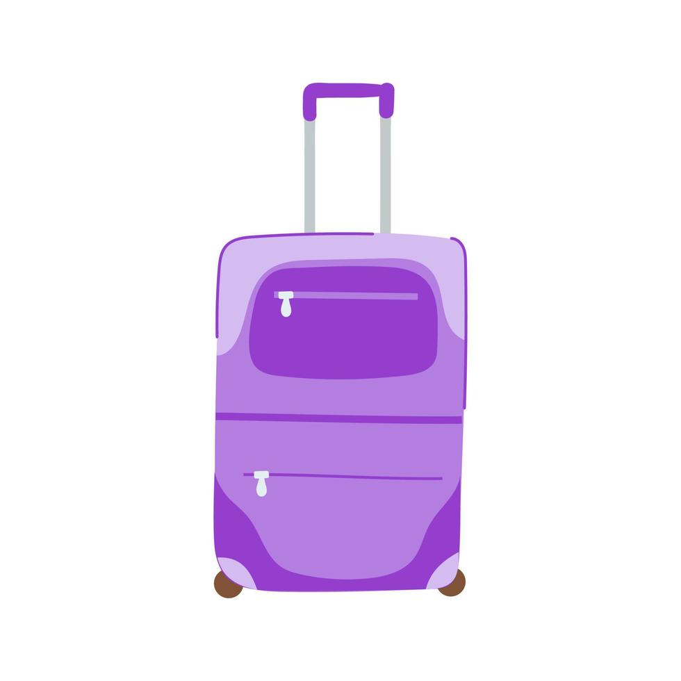 aéroport bagage valise dessin animé vecteur illustration
