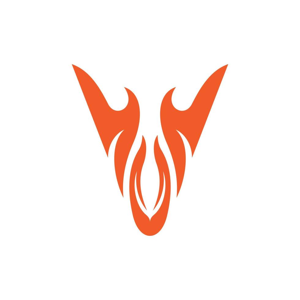initiale lettre v Feu Créatif logo conception vecteur