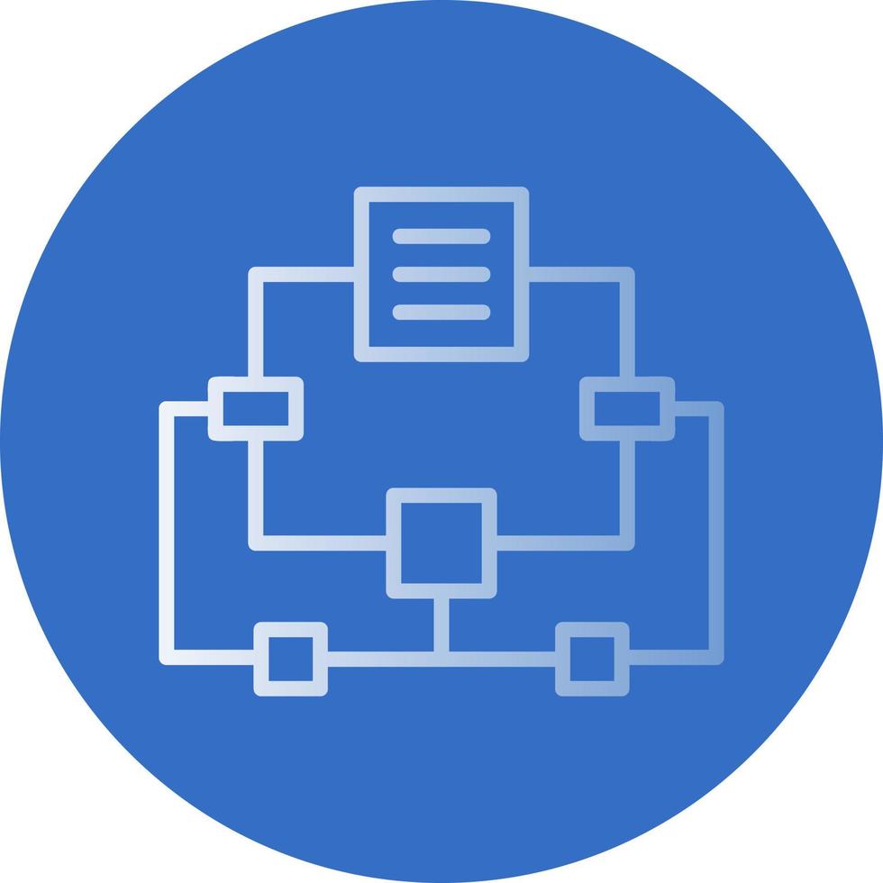 conception d'icône de vecteur de processus