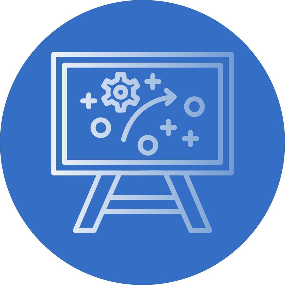 conception d'icône de vecteur de stratégie