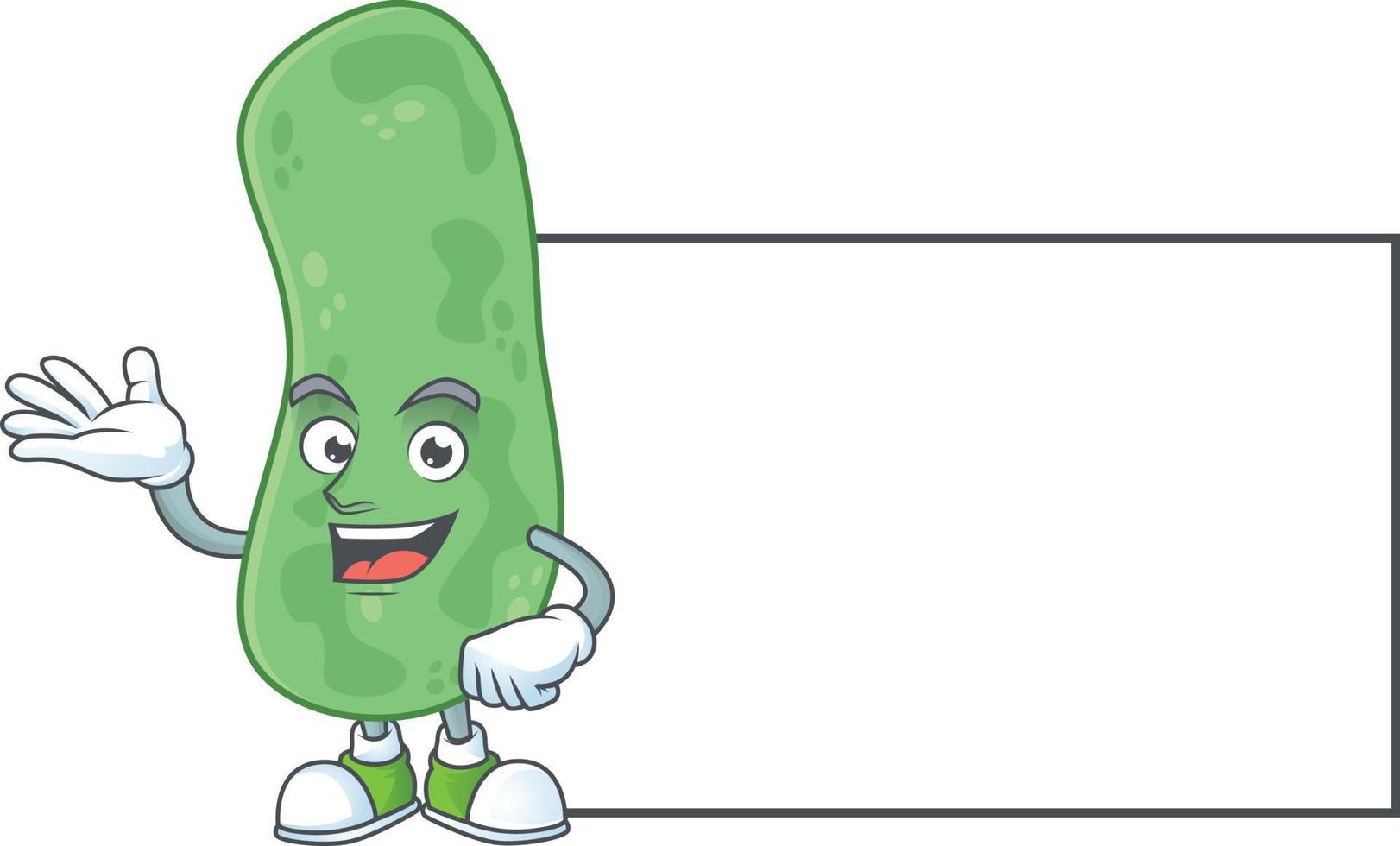 entérobactéries dessin animé personnage vecteur