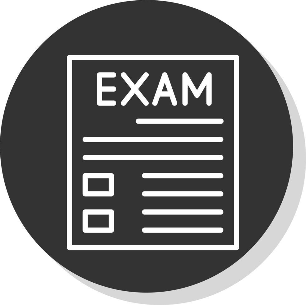 conception d'icône de vecteur d'examen