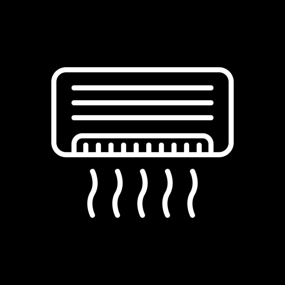 conception d'icône de vecteur de climatiseur
