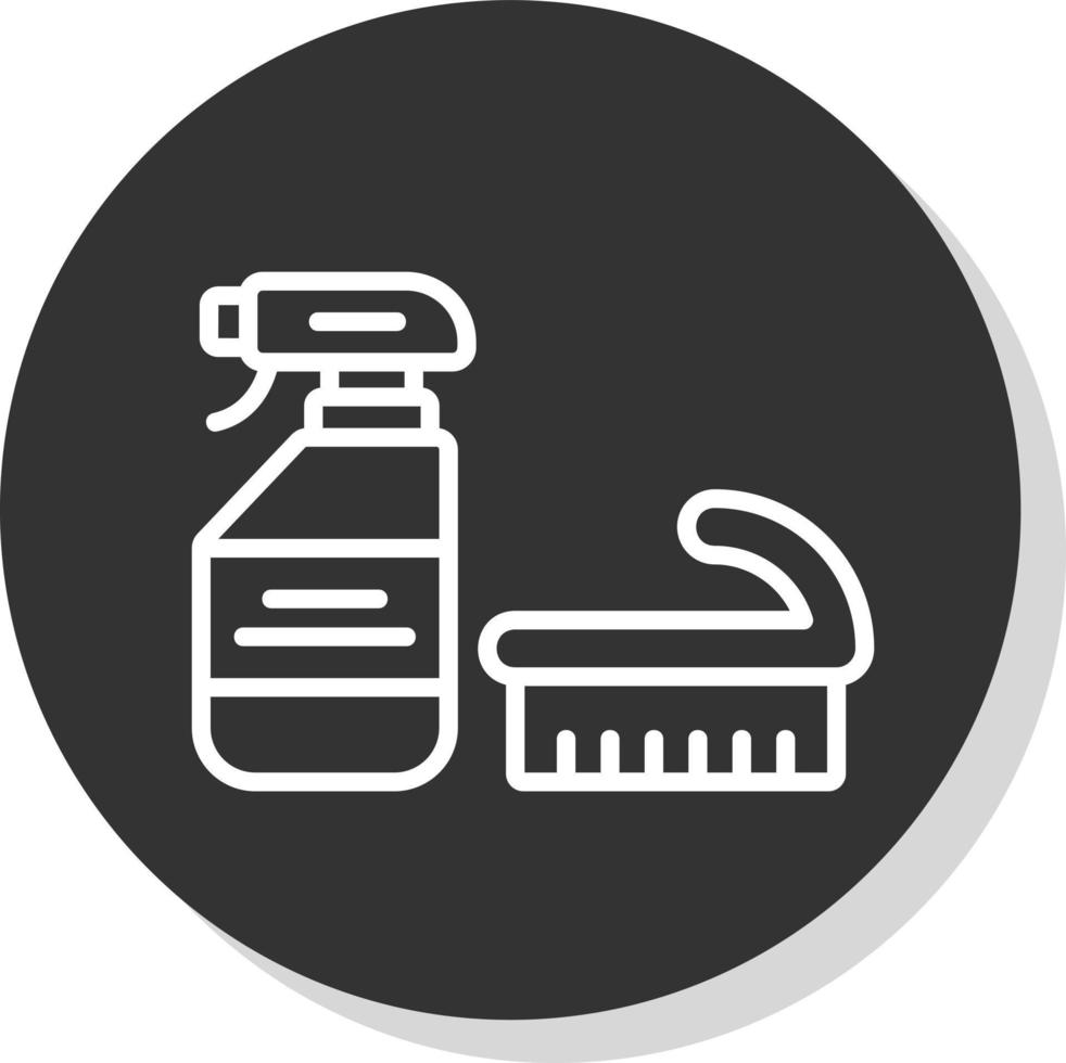 conception d'icônes vectorielles d'outils de nettoyage vecteur