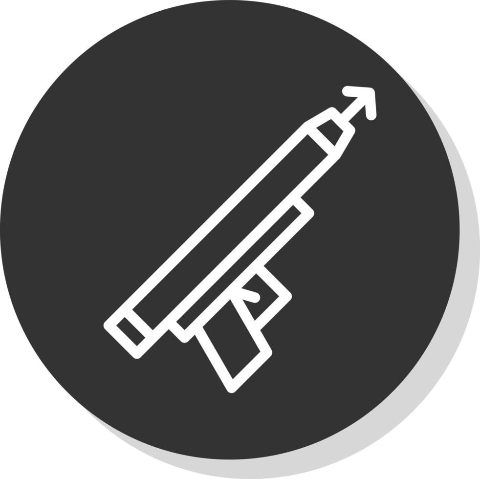 conception d'icône de vecteur de fusil de chasse