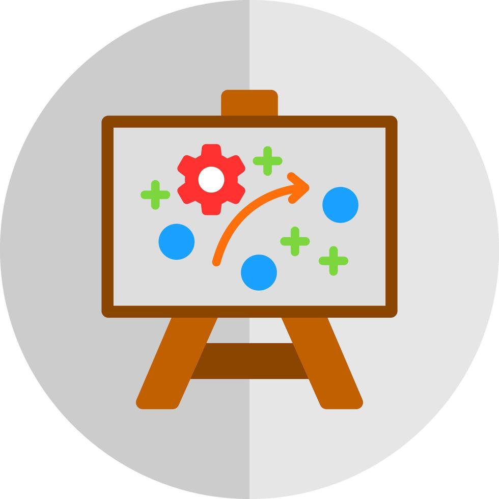 conception d'icône de vecteur de stratégie