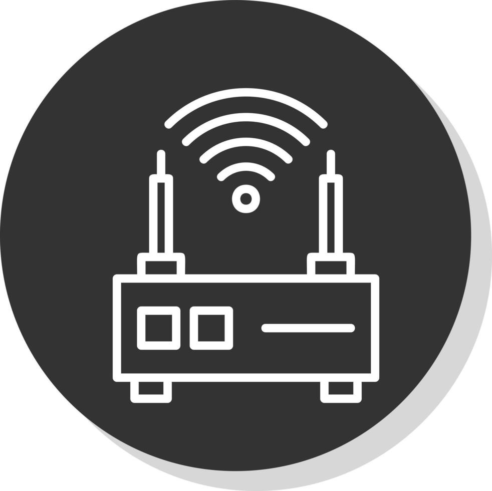 conception d'icônes vectorielles sans fil vecteur