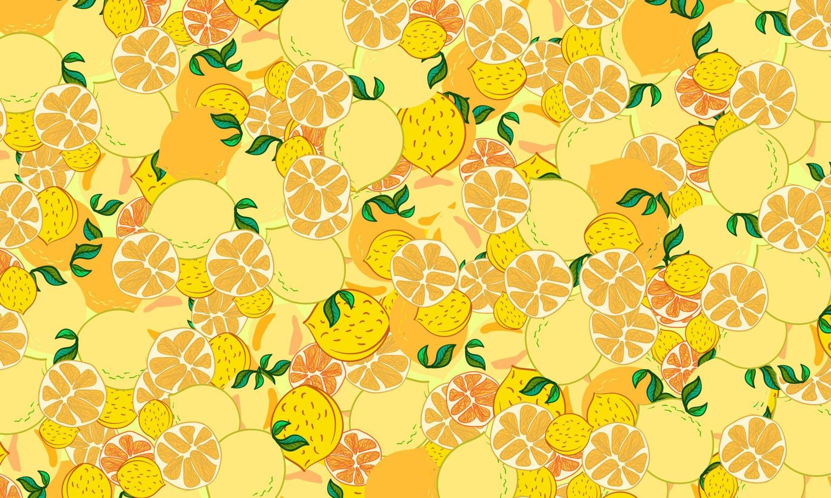 Orange des fruits Contexte modèle vecteur illustration