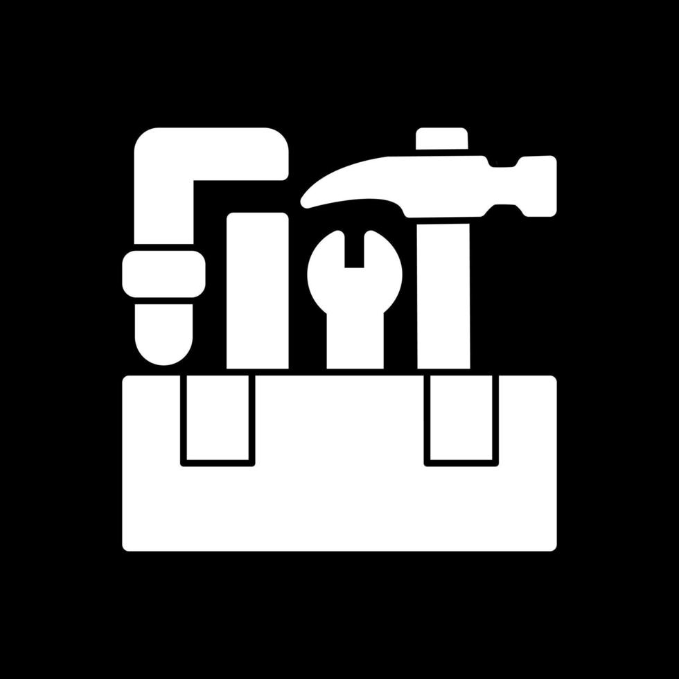 conception d'icône de vecteur de boîte à outils