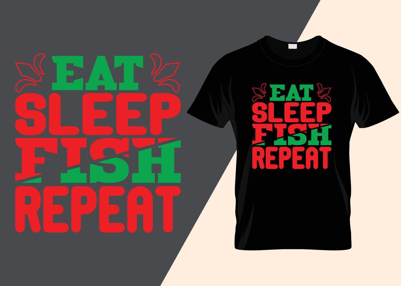 pêche typographie T-shirt conception minimaliste T-shirt conception vecteur