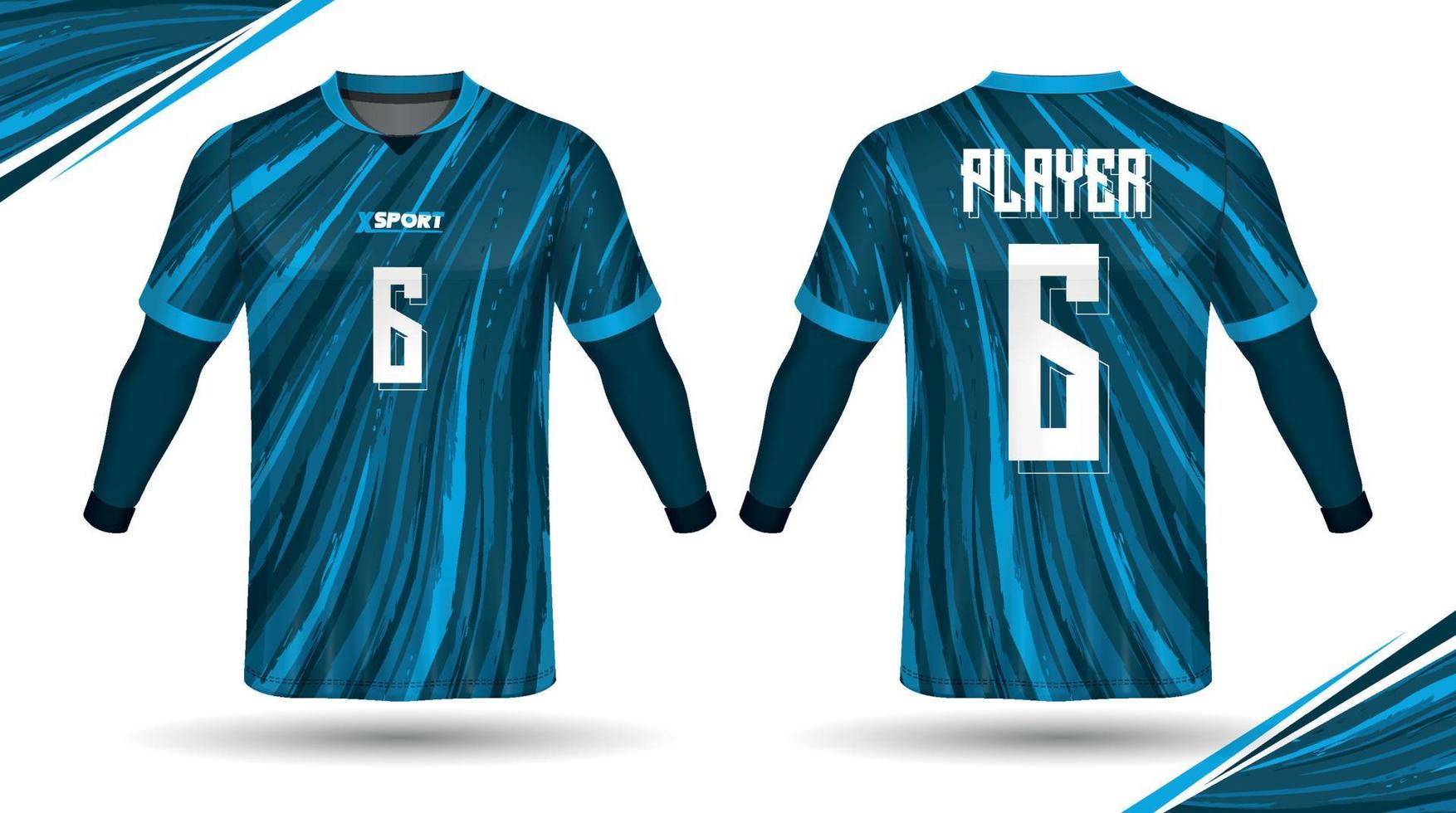 conception de maillot de football pour la sublimation, conception de t-shirt de sport vecteur