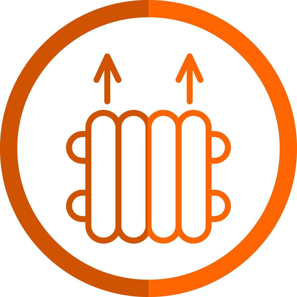 conception d'icône de vecteur de radiateur