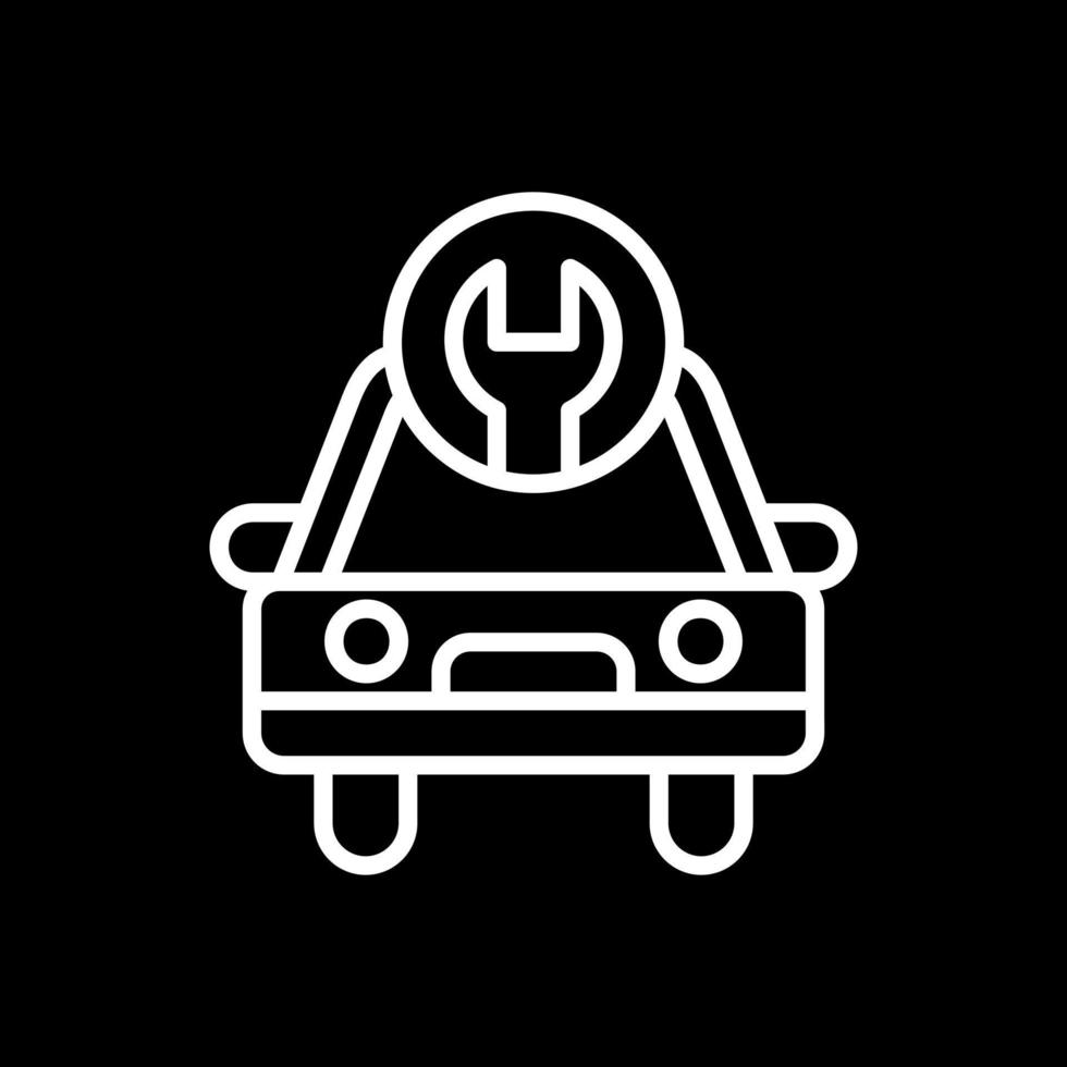 conception d'icône de vecteur de service de voiture