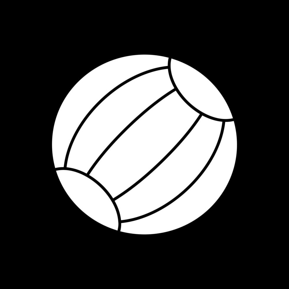 conception d'icône de vecteur de ballon de plage