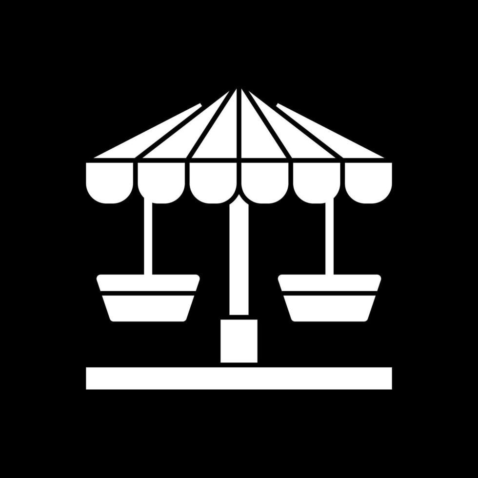 conception d'icône de vecteur de carrousel