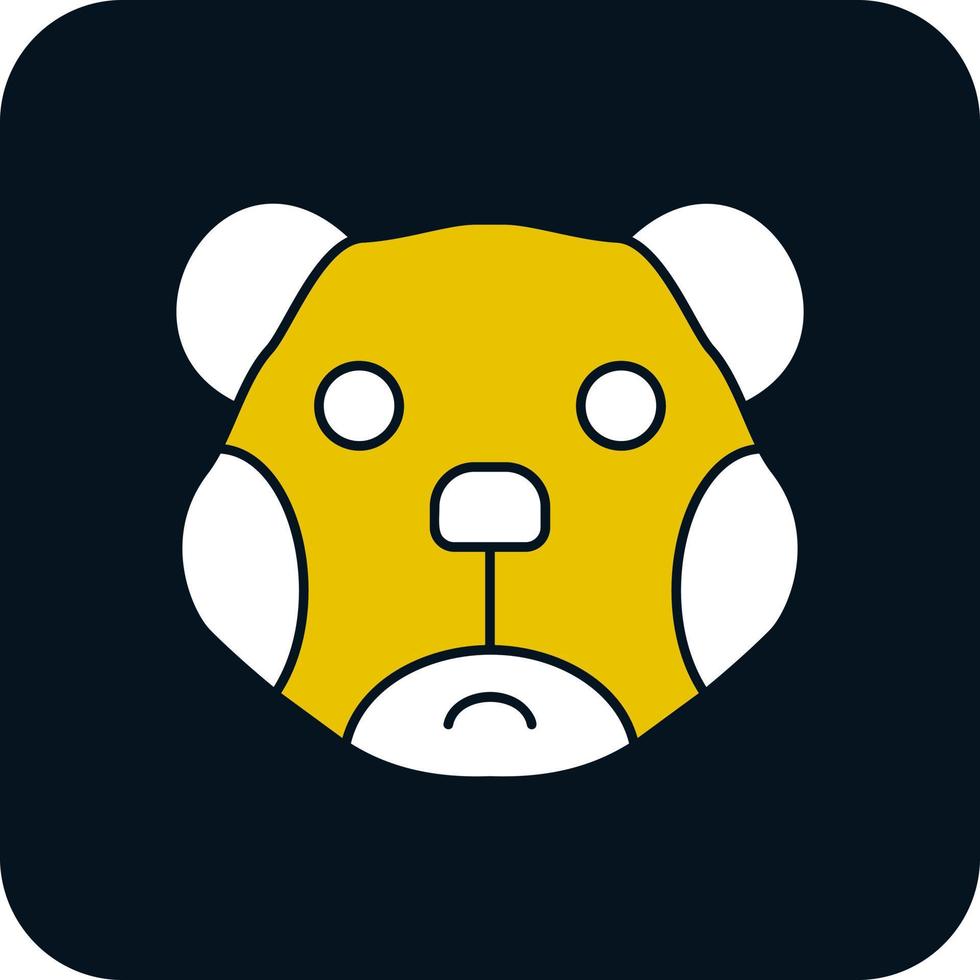 conception d'icône de vecteur d'ours
