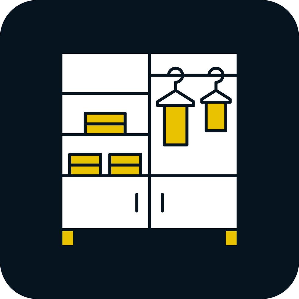 conception d'icône de vecteur de placard