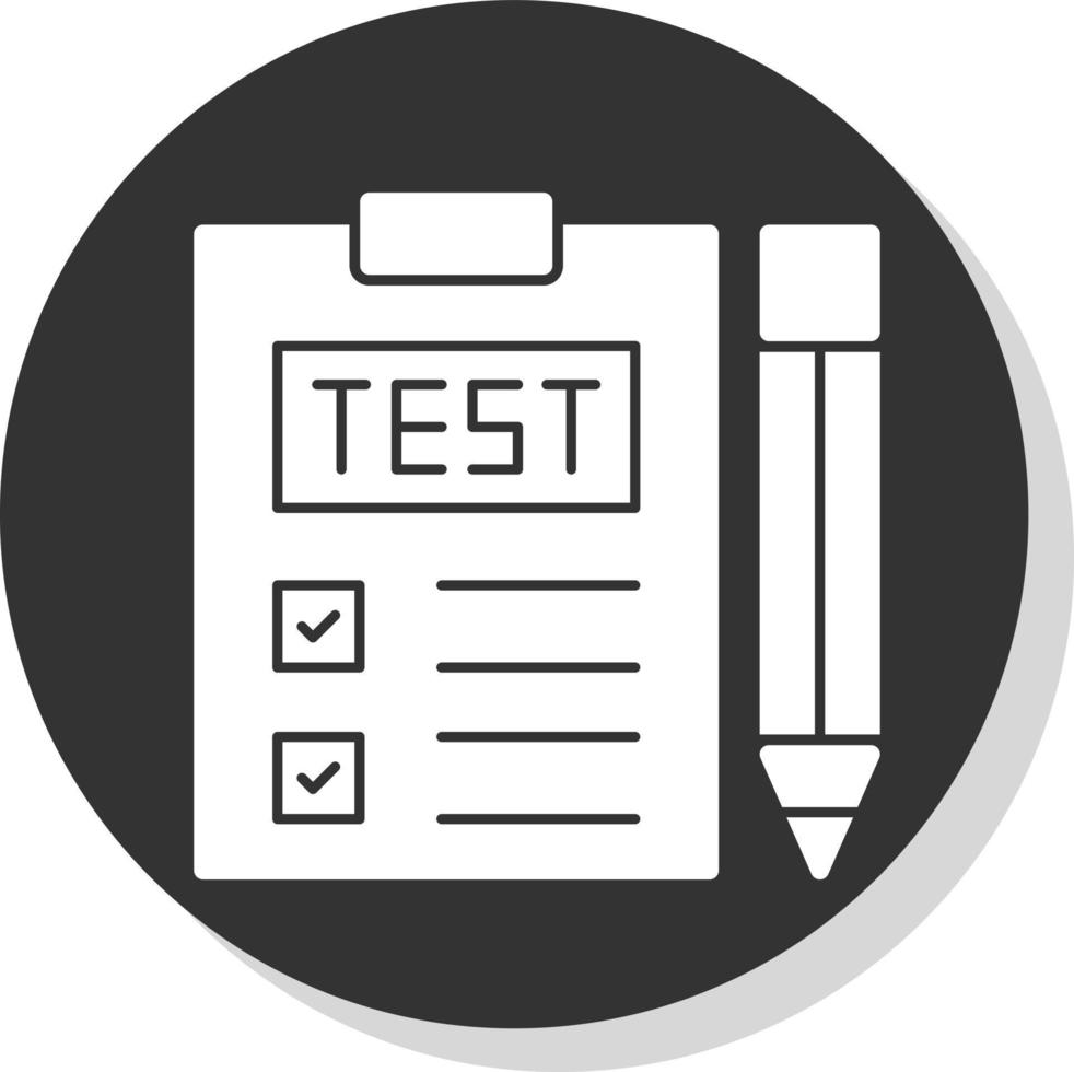 conception d'icône de vecteur de test